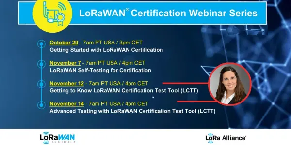 Simplify your LoRaWAN® certification process with LCTT