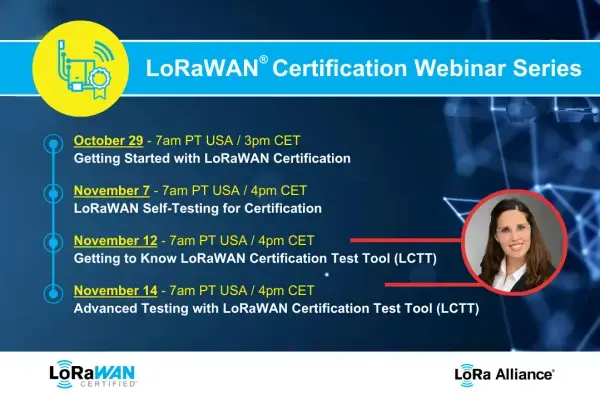 Simplify your LoRaWAN® certification process with LCTT