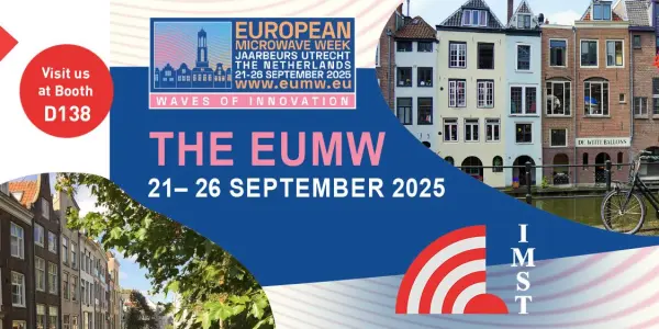 IMST at EUMW 2025 in Utrecht - Visit us at Booth D138