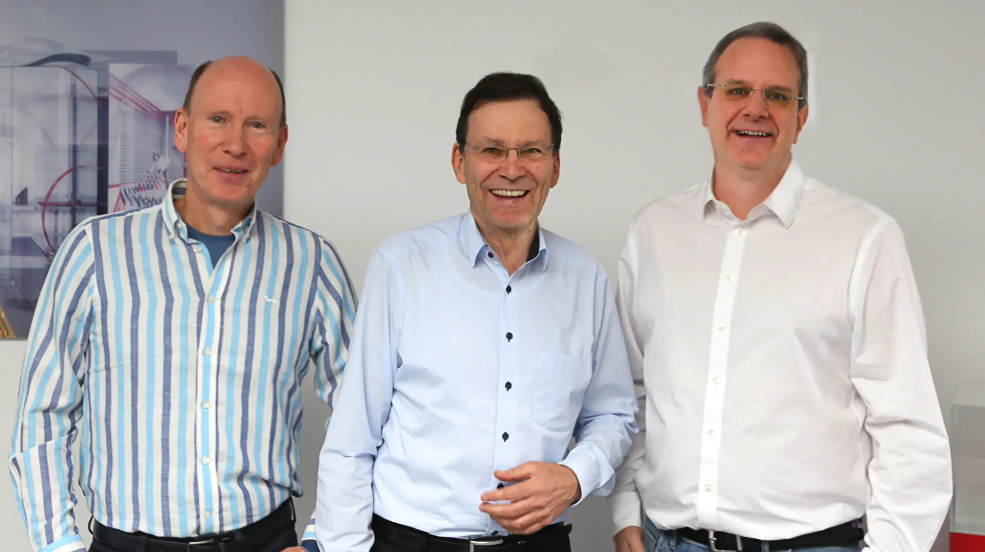 From left to right: Winfried Simon, Peter Waldow, Oliver Litschke.